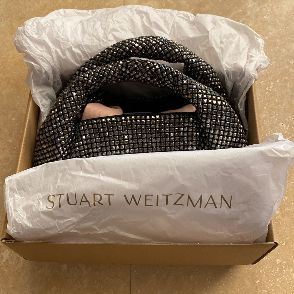 Brand New Stuart Weitzman Moda Shine Mini Tote Bag